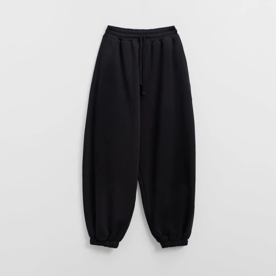 Zdjęcie produktu Czarne spodnie dresowe super baggy fit House