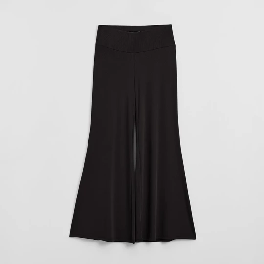 Zdjęcie produktu Czarne spodnie wide leg House