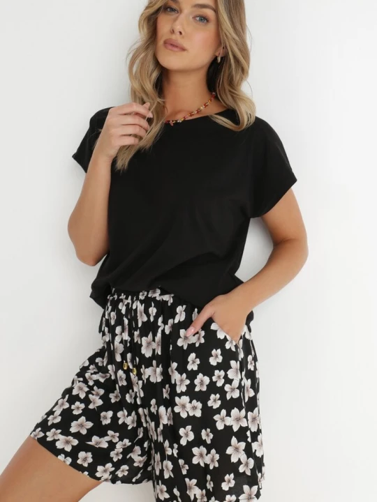 Zdjęcie produktu Czarne Szorty Luźne Zerlaivo R&f Fashion