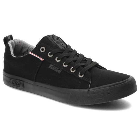 Zdjęcie produktu Czarne Trampki Big Star Męskie Wygodne Buty