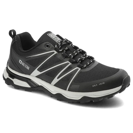 Zdjęcie produktu Czarne Trekkingi Big Star Wygodne Buty Męskie
