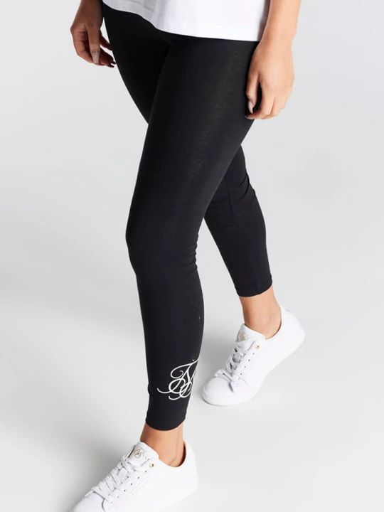 Zdjęcie produktu Czarny leggins damski SikSilk