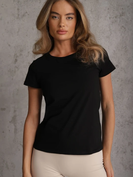 Zdjęcie produktu Czarny T-shirt z Linii Basic Apoxis Glo-story