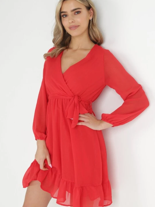 Zdjęcie produktu Czerwona Sukienka Pronestra Rosa