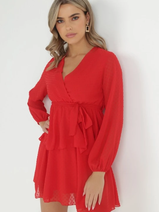 Zdjęcie produktu Czerwona Sukienka Sharpblaze Lily Rose
