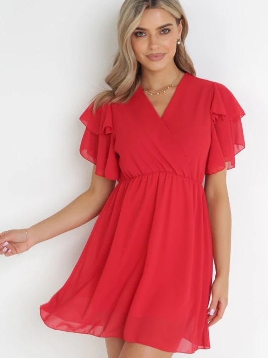 Zdjęcie produktu Czerwona Sukienka Theselle Lily Rose