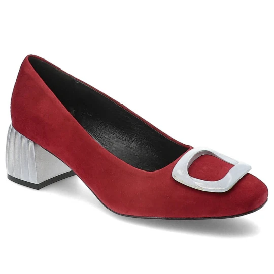 Zdjęcie produktu Czerwone Czółenka Espirito Eleganckie Buty Damskie