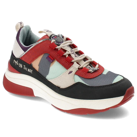 Zdjęcie produktu Czerwone Sneakersy Anekke Sportowe Obuwie Damskie