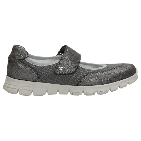 Zdjęcie produktu Czółenka Bartek dla dziewcząt szary w 48026 sz 11m