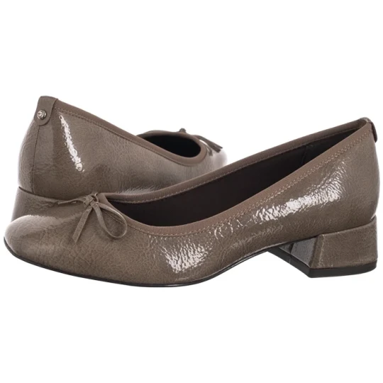 Zdjęcie produktu Czółenka Beżowe Lakierowane 1-22301-43 341 Taupe (TM554-a) Tamaris
