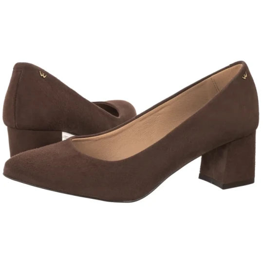 Zdjęcie produktu Czółenka Brązowe 9296-62 (WO372-a) Wojas