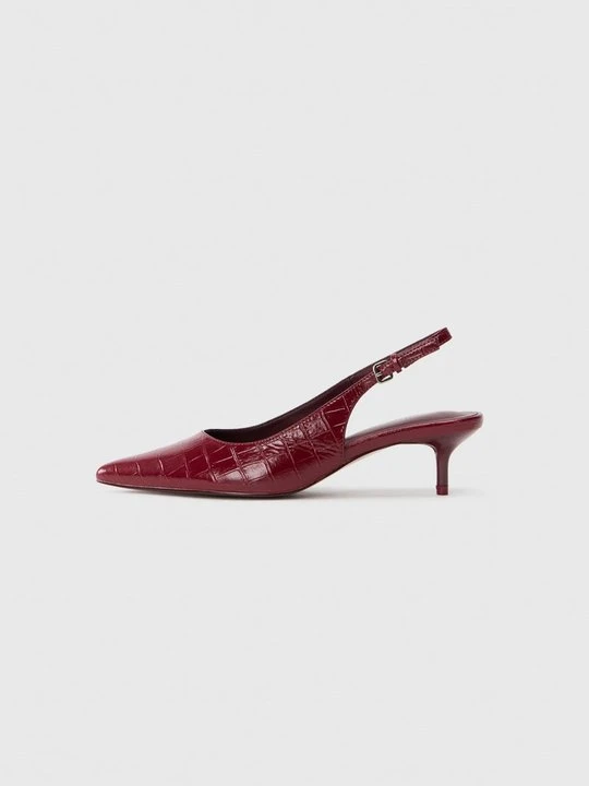 Zdjęcie produktu Czółenka Even&Odd Wide Fit By Zalando ciemnoczerwony