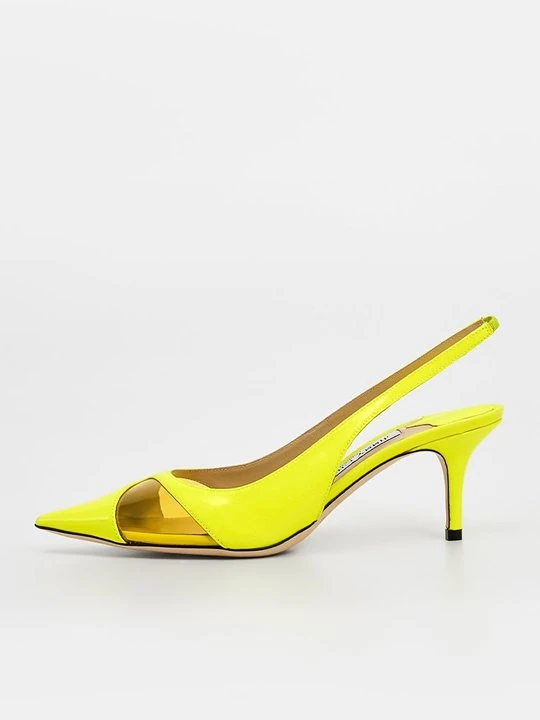 Zdjęcie produktu Czółenka Jimmy Choo żółty neon