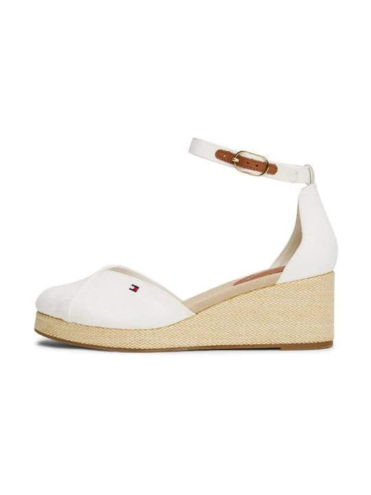 Zdjęcie produktu Czółenka na koturnie Tommy Hilfiger mleczny