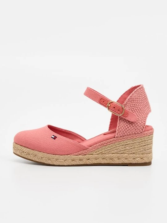 Zdjęcie produktu Czółenka na koturnie Tommy Hilfiger koralowy
