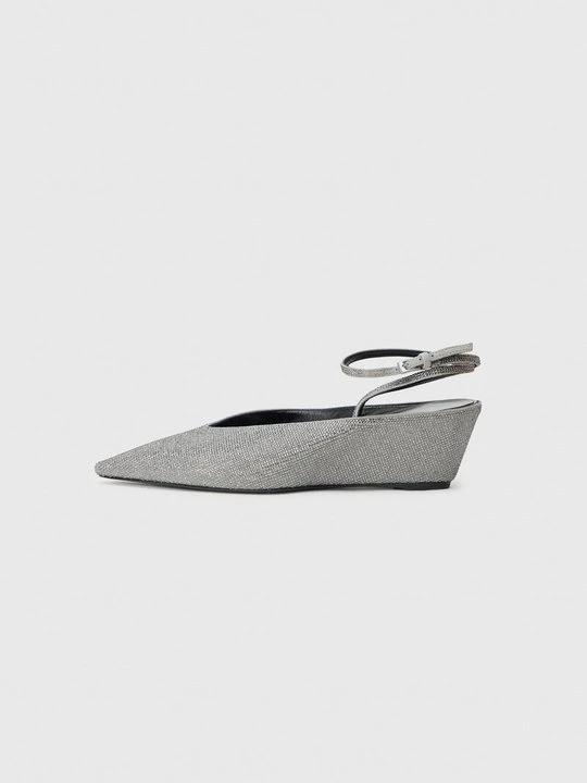 Zdjęcie produktu Czółenka na koturnie Tory Burch czarny
