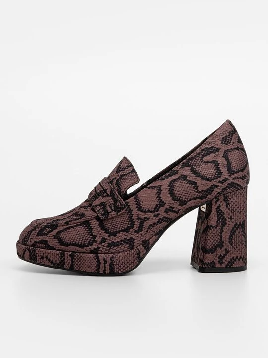 Zdjęcie produktu Czółenka na platformie Clarks brązowy