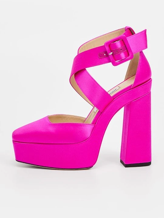 Zdjęcie produktu Czółenka na platformie Jimmy Choo różowy