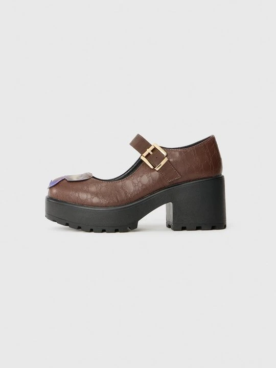 Zdjęcie produktu Czółenka na platformie Koi Footwear brązowy