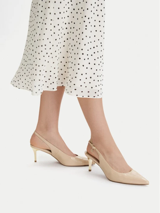 Zdjęcie produktu Czółenka Nine West CEO-LP655163A-9 Écru Kremowy
