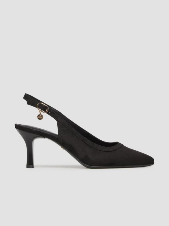 Zdjęcie produktu Czółenka Slingback z zapięciem na szpilkę s.Oliver czarny