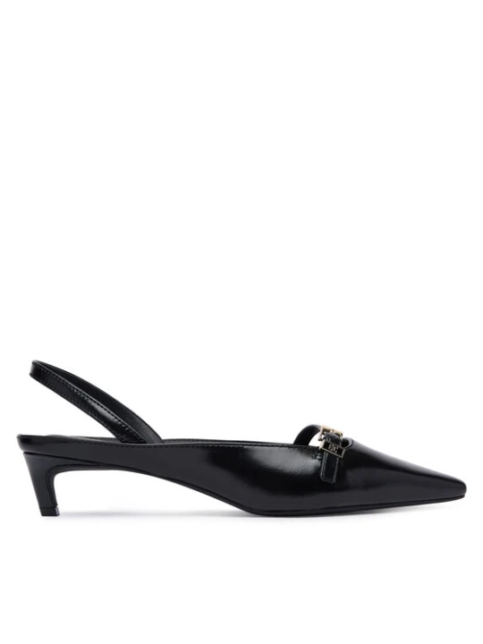 Zdjęcie produktu Czółenka Tommy Hilfiger Th Buckle Kitten Slingback Pump FW0FW09384 Czarny