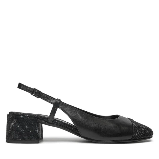 Zdjęcie produktu Czółenka Tory Burch Cap-Toe Pave Singback Pump 160256 Czarny