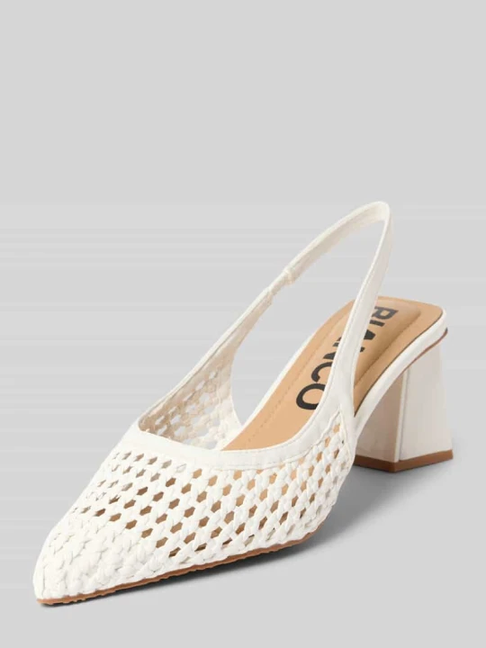 Zdjęcie produktu Czółenka w półprzezroczystym designie model 'MARALYN' Bianco Biały