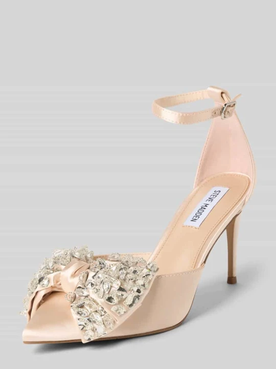 Zdjęcie produktu Czółenka z ozdobną kokardą Model 'Lumma' Steve Madden Jasnoróżowy