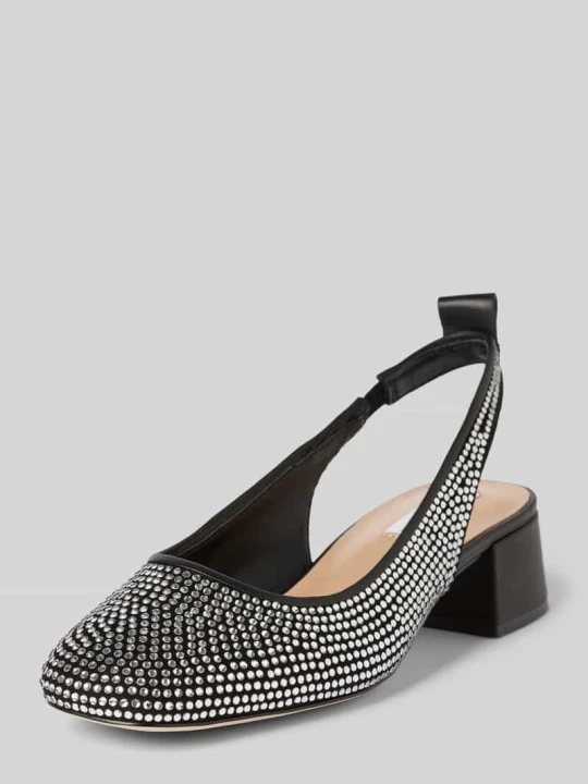 Zdjęcie produktu Czółenka z ozdobnymi kamieniami Steve Madden Czarny