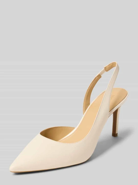 Zdjęcie produktu Czółenka z prawdziwej skóry model 'Alina' Michael Kors Złamany biały