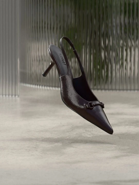 Zdjęcie produktu Czółenka Zign By Zalando ciemnobrązowy