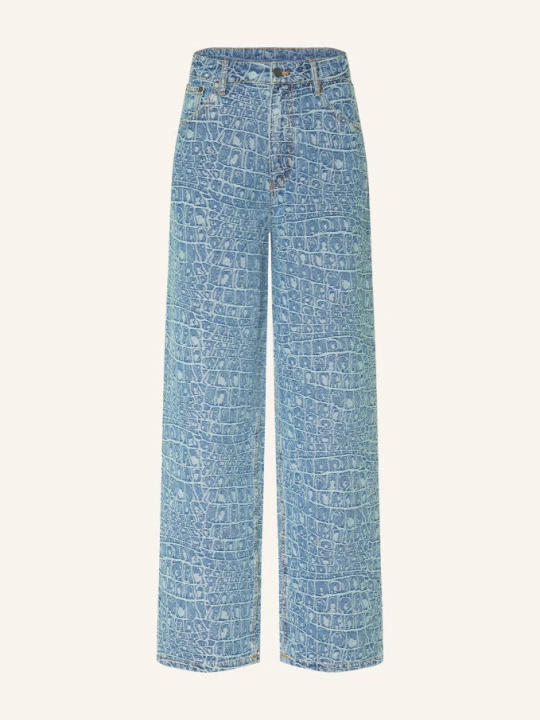 Zdjęcie produktu Daily Paper Jeansy Croc O Luźnym Kroju blau niebieski