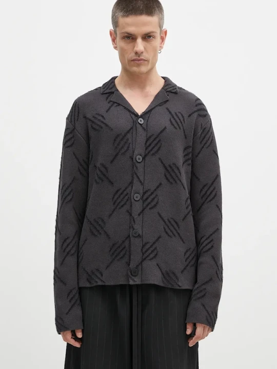 Zdjęcie produktu Daily Paper kardigan Kirabo Monogram Knit Cardigan czarny