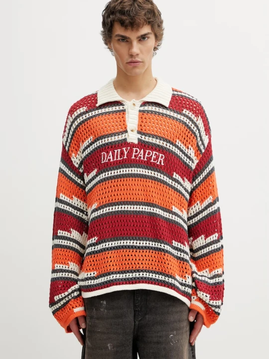 Zdjęcie produktu Daily Paper kente stripe sweter bawełniany męski