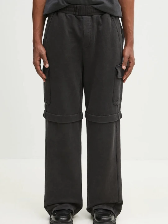 Zdjęcie produktu Daily Paper spodnie dresowe bawełniane Garment Wash Pants czarny