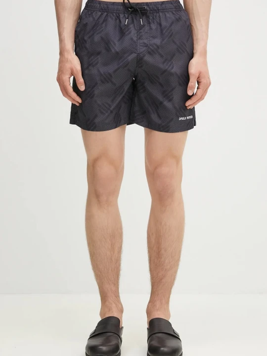 Zdjęcie produktu Daily Paper szorty kąpielowe Dotted Monogram Swimshorts czarny