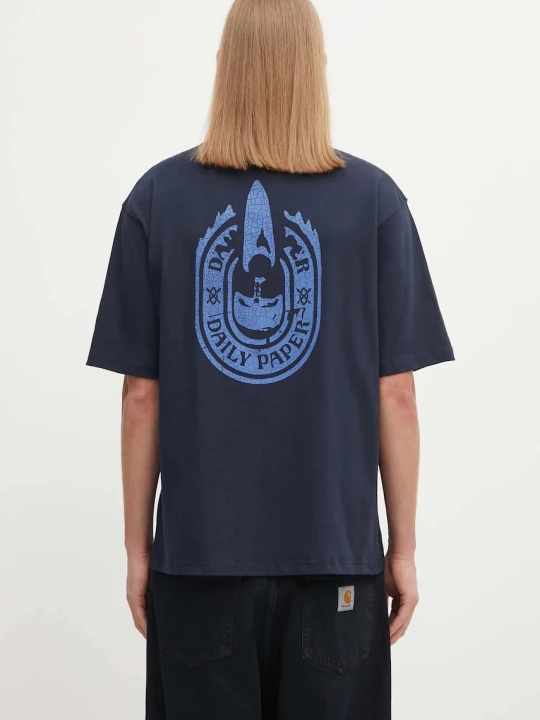 Zdjęcie produktu Daily Paper t-shirt bawełniany Candle Label Boxy