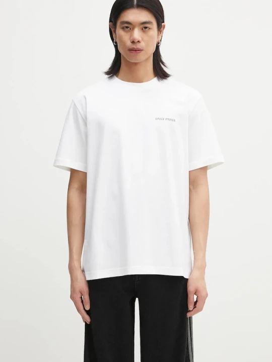 Zdjęcie produktu Daily Paper t-shirt bawełniany Senses T Shirt biały