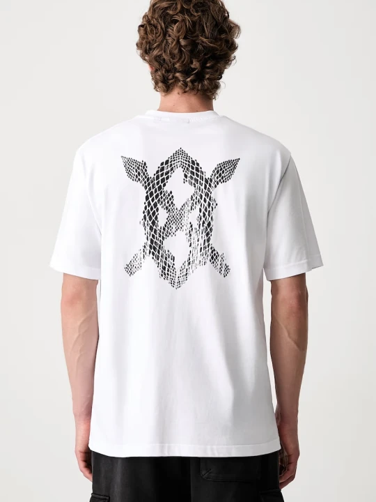 Zdjęcie produktu Daily Paper snake shield T-shirt bawełniany męski
