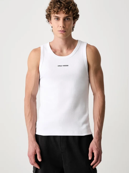 Zdjęcie produktu Daily Paper Dias Rib Tank Top top bawełniany z elastanem męski