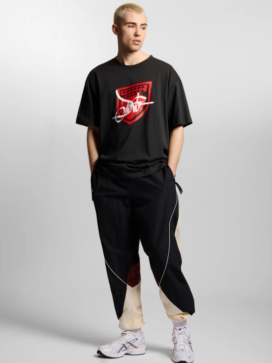 Zdjęcie produktu Damage Target t-shirt boxy męski czarny Klasyk