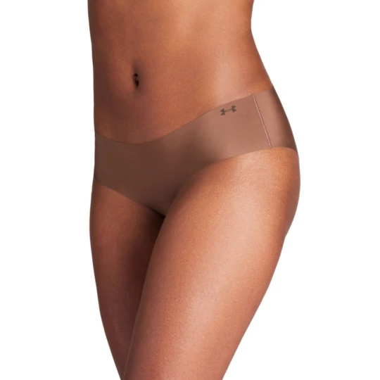 Zdjęcie produktu Damska bielizna treningowa (3-pack) Under Armour UA Pure Stretch NS Hip - brązowa