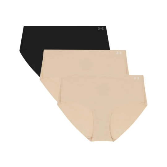 Zdjęcie produktu Damska bielizna treningowa (3-pack) Under Armour UA Pure Stretch NS Hip - multikolor