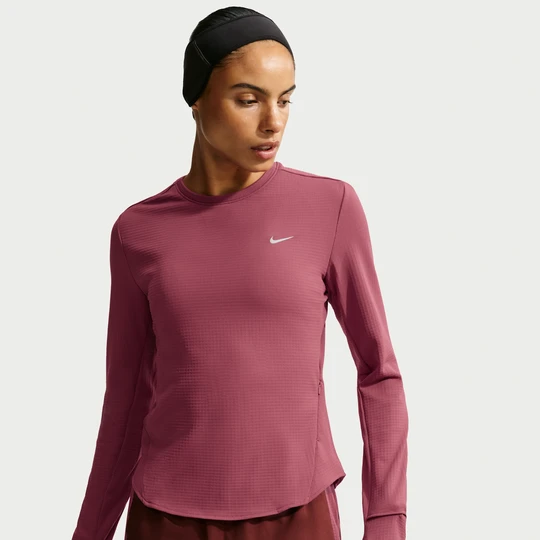 Zdjęcie produktu Damska bluza do biegania Therma-FIT Nike Swift - Czerwony