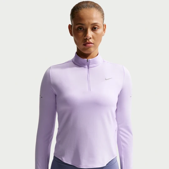 Zdjęcie produktu Damska bluza do biegania z zamkiem 1/4 Dri-FIT UV Nike Swift - Fiolet
