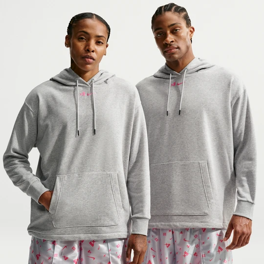 Zdjęcie produktu Damska bluza do koszykówki z kapturem A'ja Wilson - Szary Nike