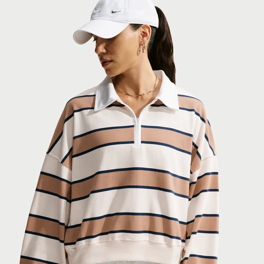 Zdjęcie produktu Damska bluza dresowa z zamkiem 1 / 4 Nike - Brązowy