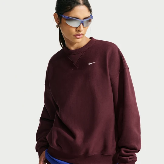 Zdjęcie produktu Damska bluza o kroju oversize Nike Studio Fleece Heavyweight - Fiolet