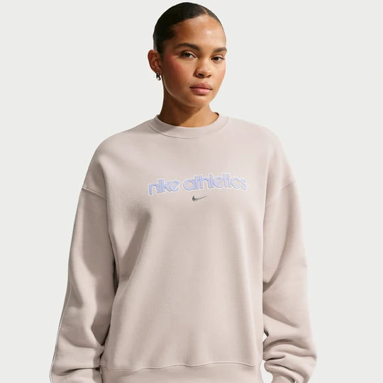Zdjęcie produktu Damska bluza o kroju oversize Nike Studio Fleece Medium Weight - Brązowy